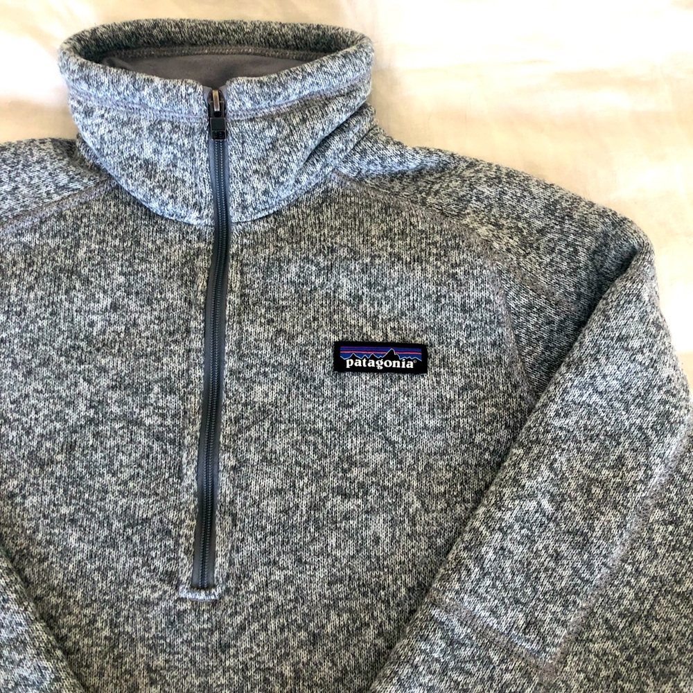 Patagonia Women’s Better Sweater 1/4 Zip Sweater Gray Size SM